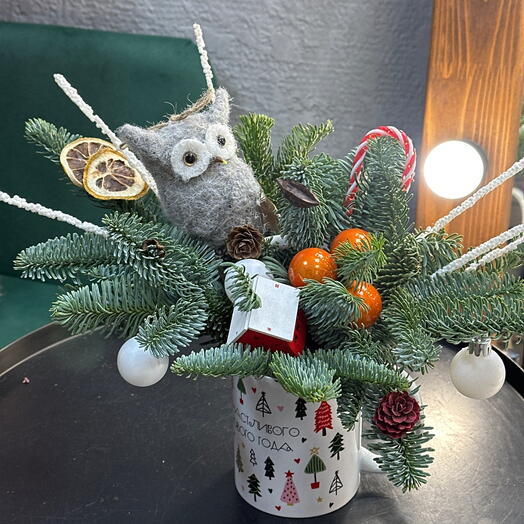 Новогодний стакан