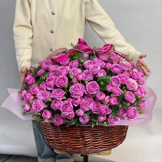 Корзина пионовидная