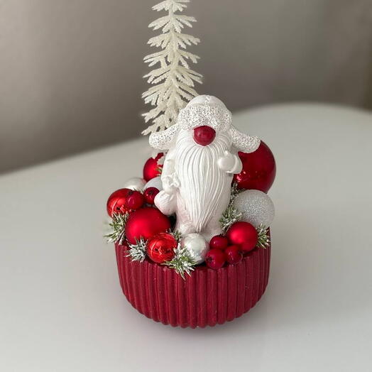 Новогодняя композиция "Дед Мороз"