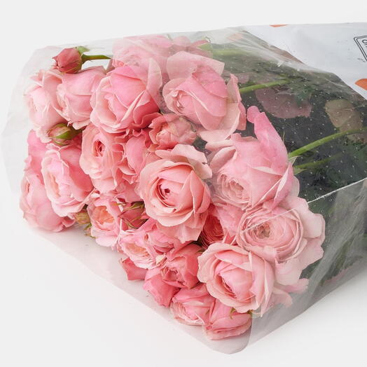 Пачка роз (10 штук) Сильва Пинк, 50 см