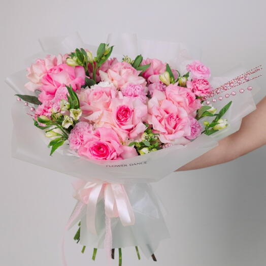 🌺🍭Свежие цветы - нежный букет