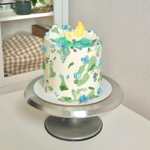 Торт 2кг месяц на озере на день рождения маме, девушке, сестре