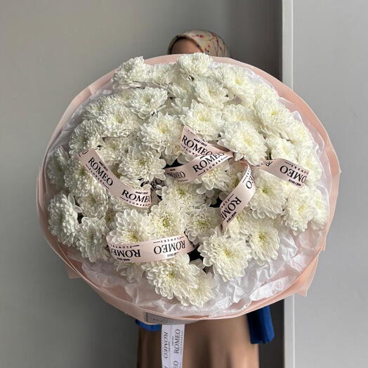 Букет из кустовых хризантем