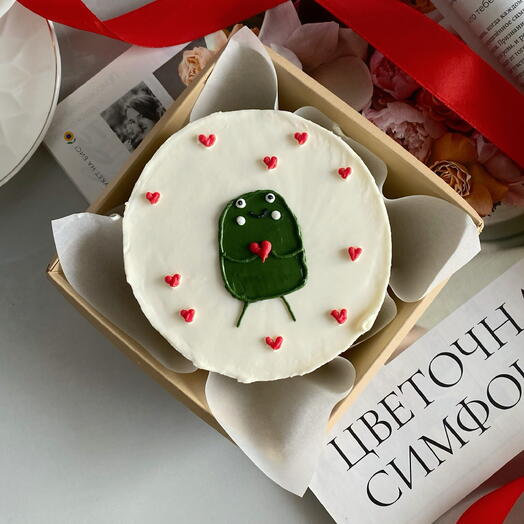 Бенто торт с лягушкой