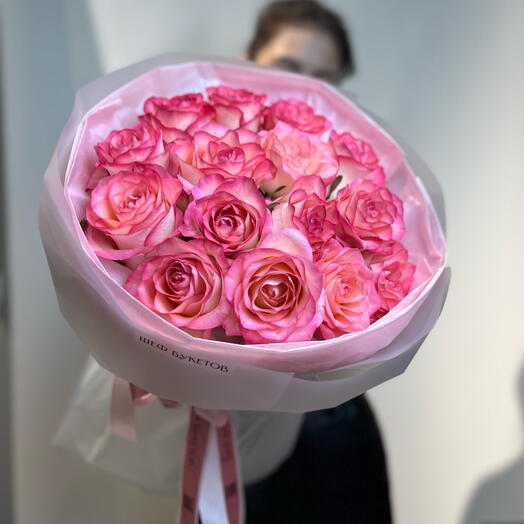 Букет: Роза Джульетта 15 штук