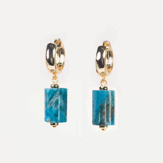 Серьги Нисса Апатит 14K (EAR1150)