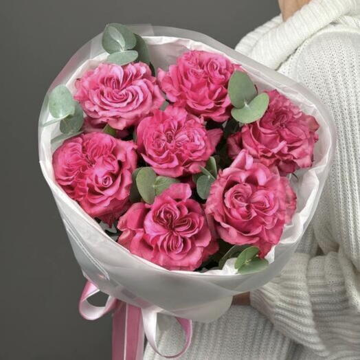 Пион розы и эвкалипт 💌