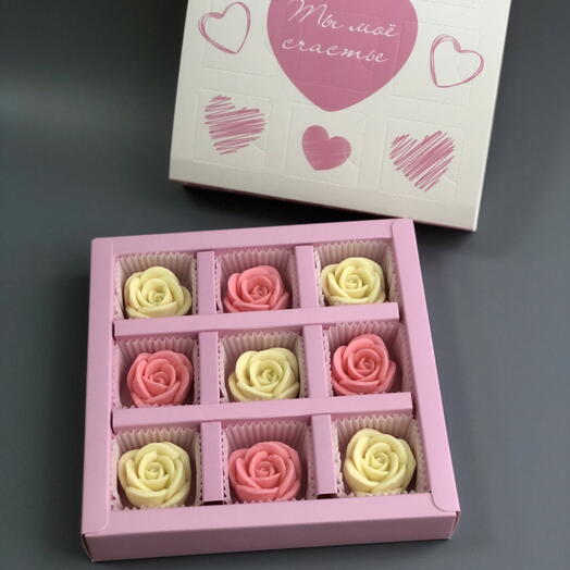 Шоколадный Адвент-набор «Счастье» на 8 марта