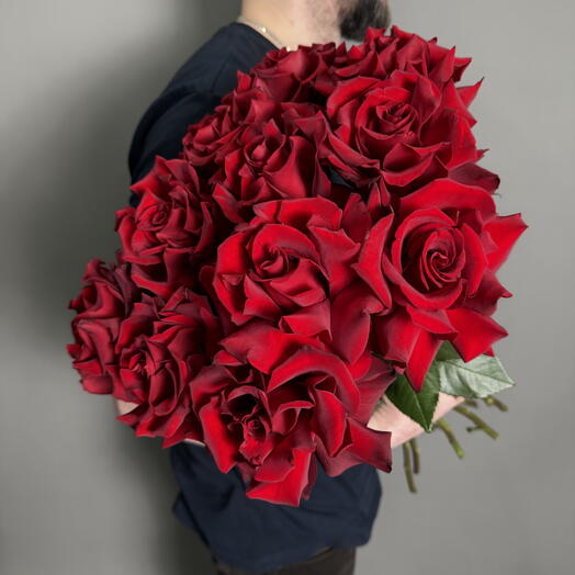 Букет из 11 французких роз по ленту 🌹