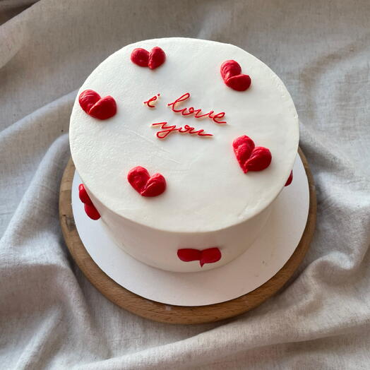 Бенто 1 кг I love you с сердцами