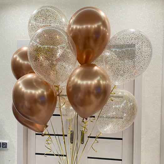 15 шаров в потолок