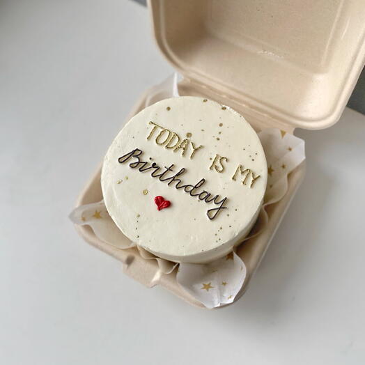 Бенто торт «Today is my birthday