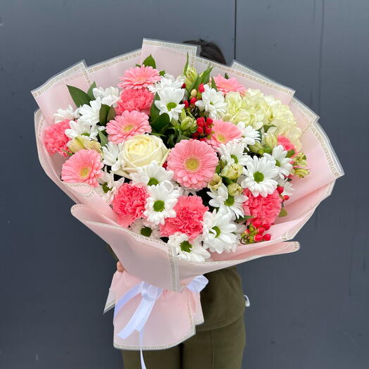 Шикарный пышный букетик💕🌸