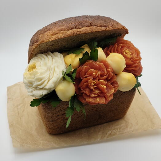 Букет мини закусочный «Буханочка-самобраночка»