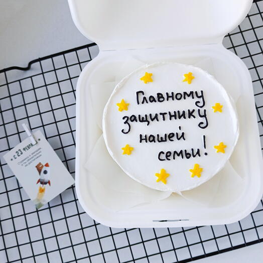 Бенто - торт 23 февраля парню, мужу, брату, мужчине