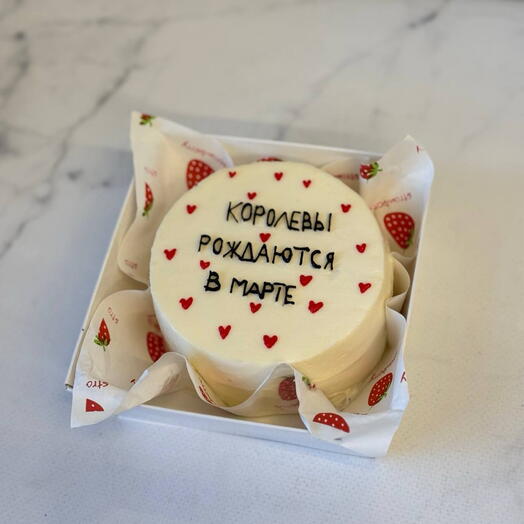 Бенто торт на день рождения «королевы рождаются»