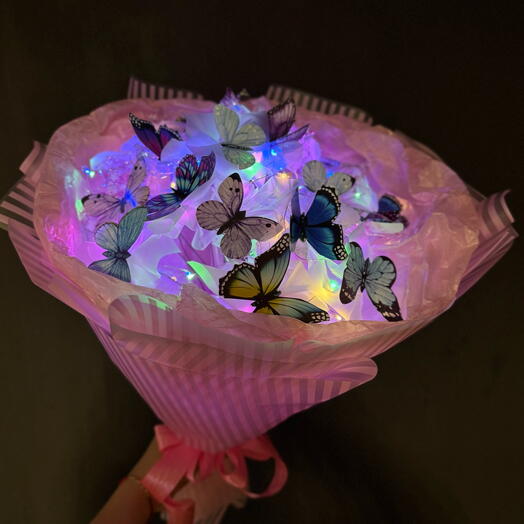 Букет из светящихся бабочек 🦋