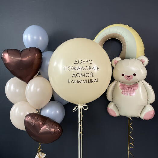 Шары на выписку для мальчика