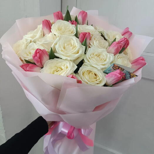 Клара - Розы с Тюльпанами