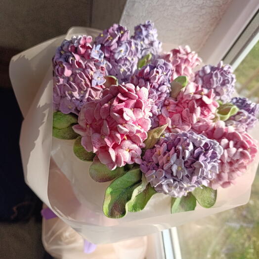 Букет сирени из зефира 💕💕💕