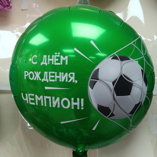 Шар с д /р чемпион