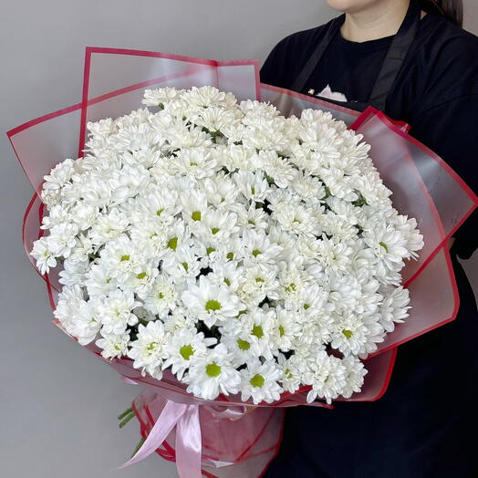 Букет 25 хризантем