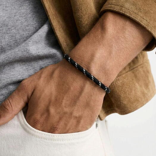 Браслет LU CORD BLACK MEN