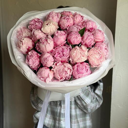 Хит! Букет из 25 пионов💓