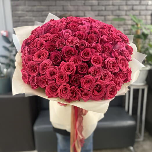 101 малиновая Роза