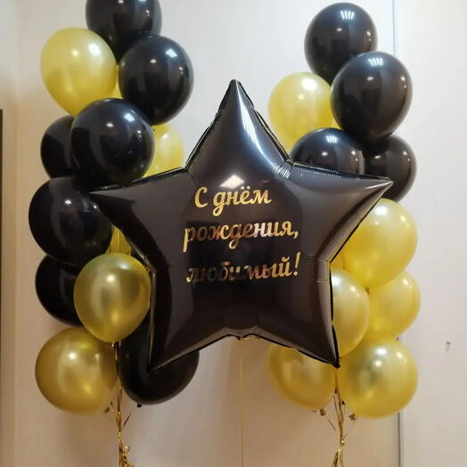 Шары на день рождения для мужчины