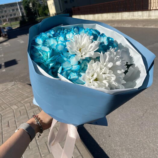 Букет "Лазурная мечта"