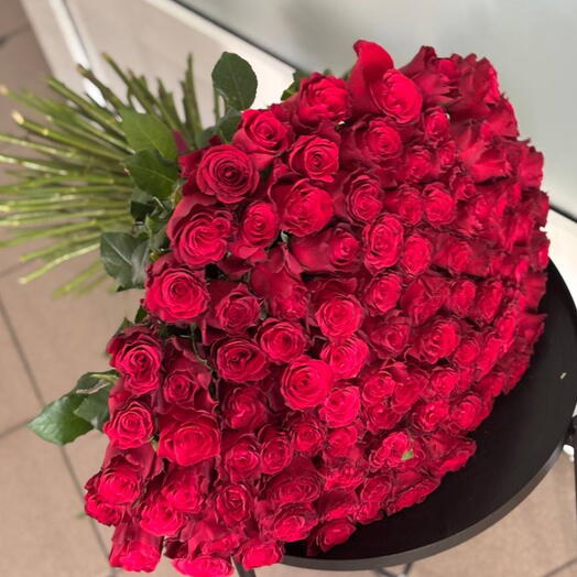 Букет из 101 розы 🌹