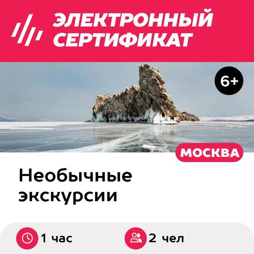 Подарочный сертификат Мультимедийная выставка Большая Страна, 1 взрослый и 1 ребенок, выходные