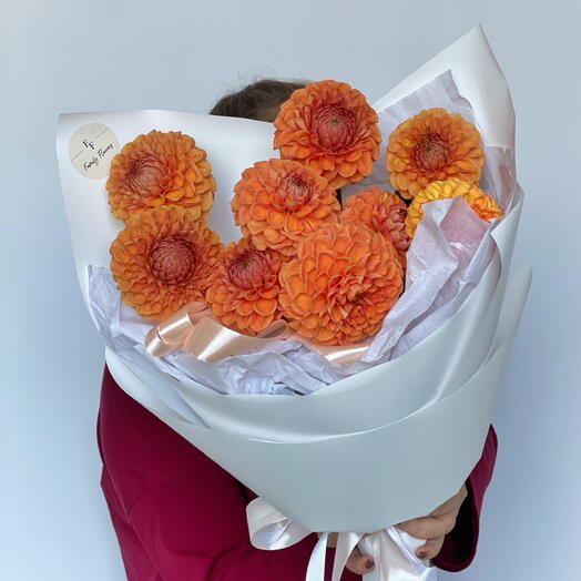 Рыжие Георгины 🧡 Самые любимые летние цветы