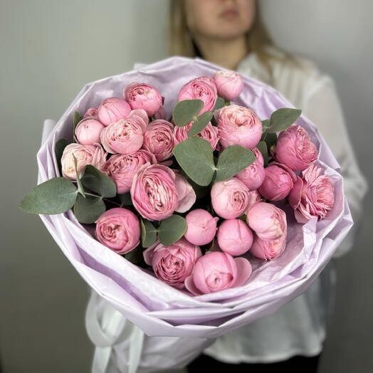 Пионовидные розы Silva Pink