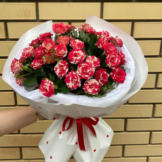 Букет из кустовых роз ФаерФокс