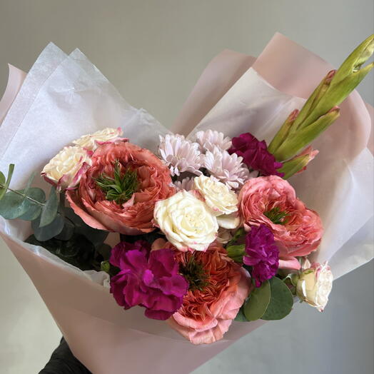 Розовый букет 💐