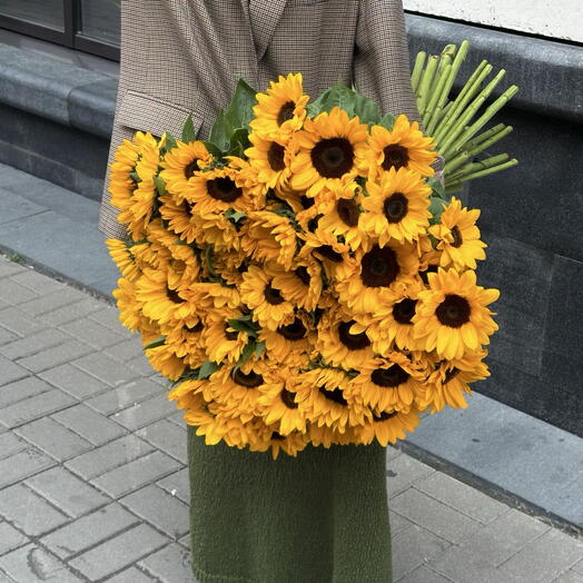 Букет из подсолнух 🌻