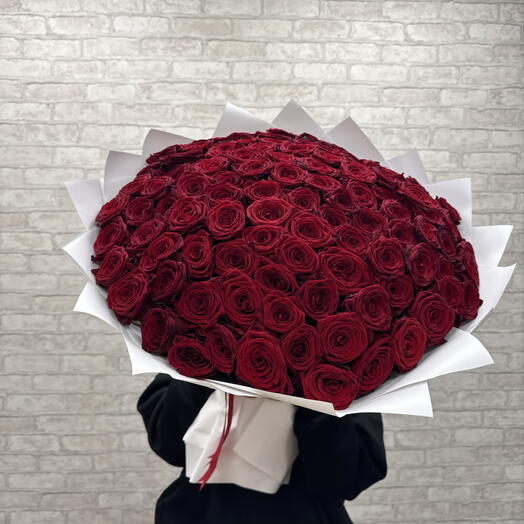 Красные розы 101 шт 🌹🌹🌹🌹🌹
