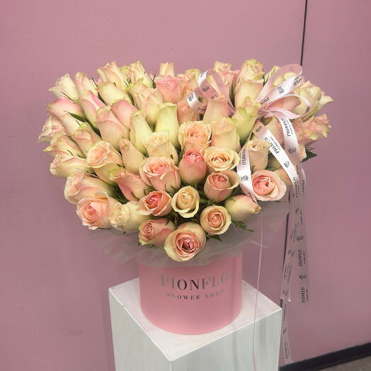 Композиция сердце из роз 🌷