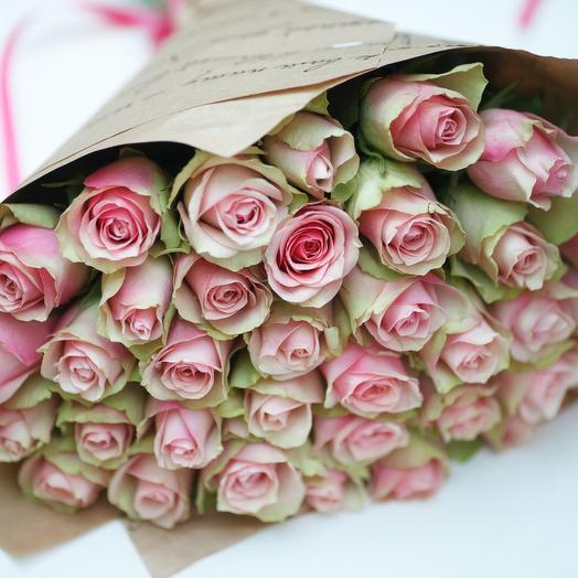 33 roses in Kraft
