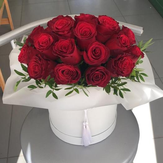 25 роз любящее сердце