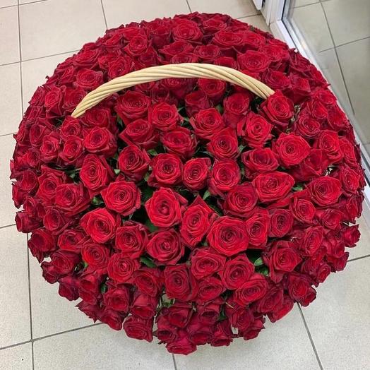 201 Роза в корзине