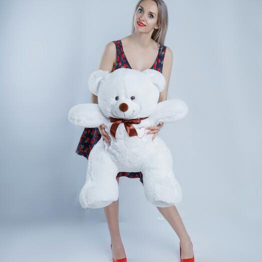 Bear 117 cm "Kronverk" white