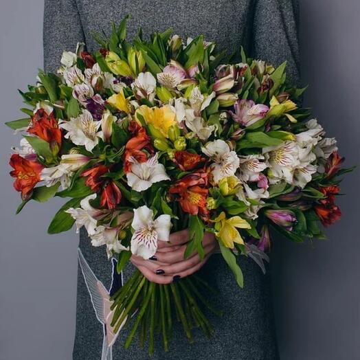 Bouquet of alstroemeria