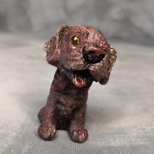 Figurine "Doggie" handmade from granemix
