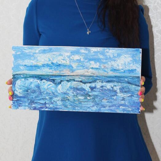 Картина маслом «Море»