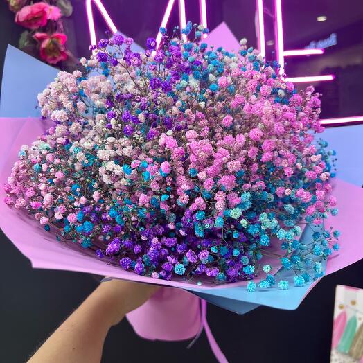 Bouquet of gypsophila-mix