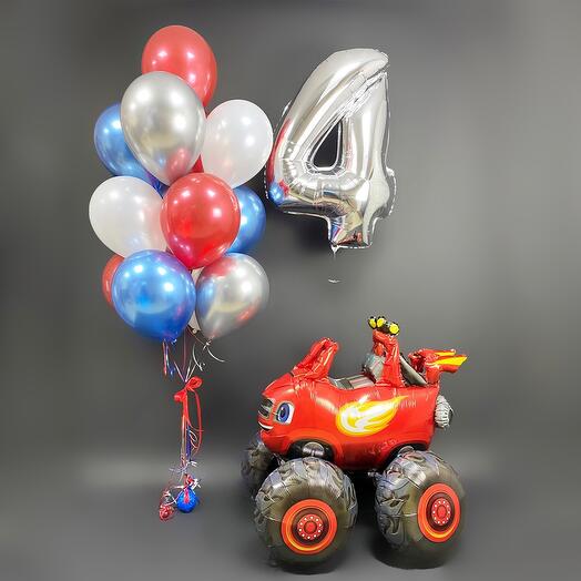 Flash balloons for a boy