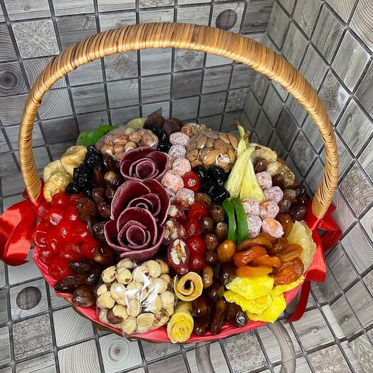 Cesta de frutas secas / cesta de Regalo